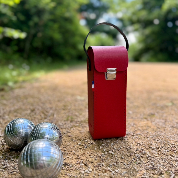 Sacoche de pétanque rouge