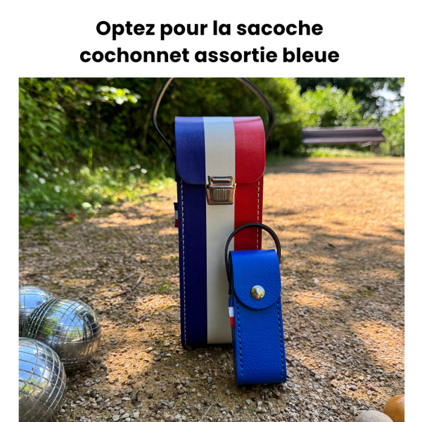 Sacoche de pétanque Bleu Blanc Rouge