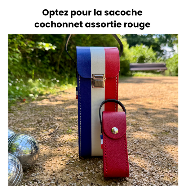 Sacoche de pétanque Bleu Blanc Rouge