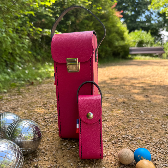 2 Boules De Pétanque En Laiton – Avec Sacoche – Occasion – Décoration Ou Jeu