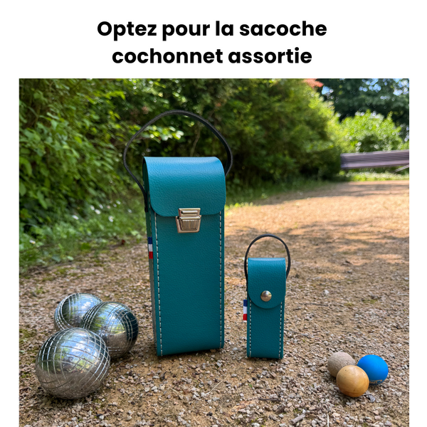 Sacoche de pétanque émeraude