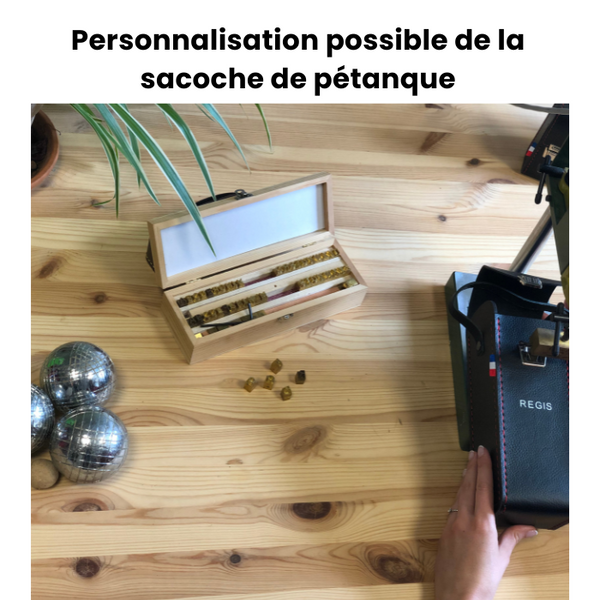 Duo de sacoche de pétanque et sacoche cochonnets
