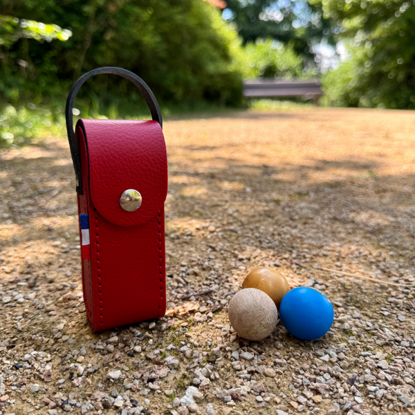 Sacoche de pétanque rouge
