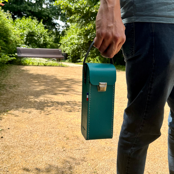 Sacoche de pétanque émeraude