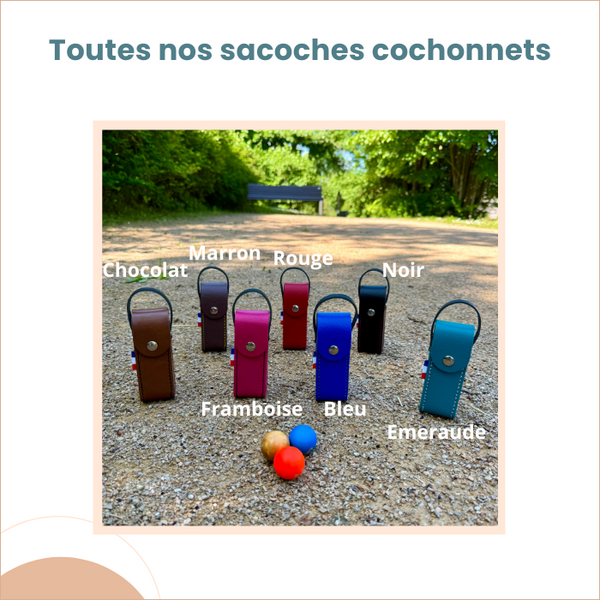Duo de sacoche de pétanque et sacoche cochonnets