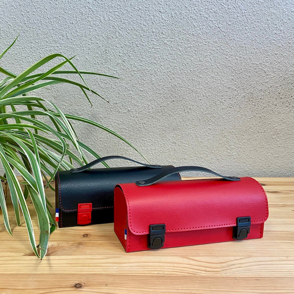 sacoches de pétanque rouge et noir