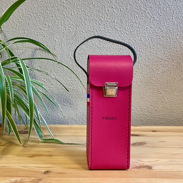 sacoche rose personnalisée